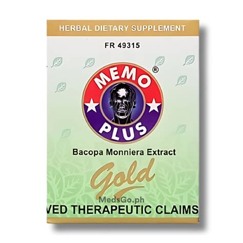 Memo Plus Gold Dosage & Drug Information .